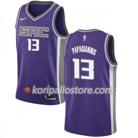 Sacramento Kings Georgios Papagiannis 13 Nike 2017-18 Violetti Miesten Pelipaidat Swingman 